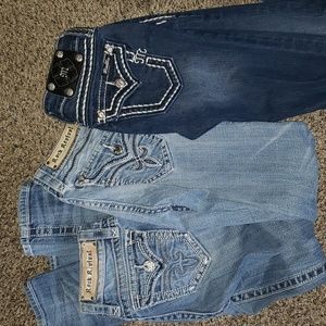 Rock and rival and miss me jeans